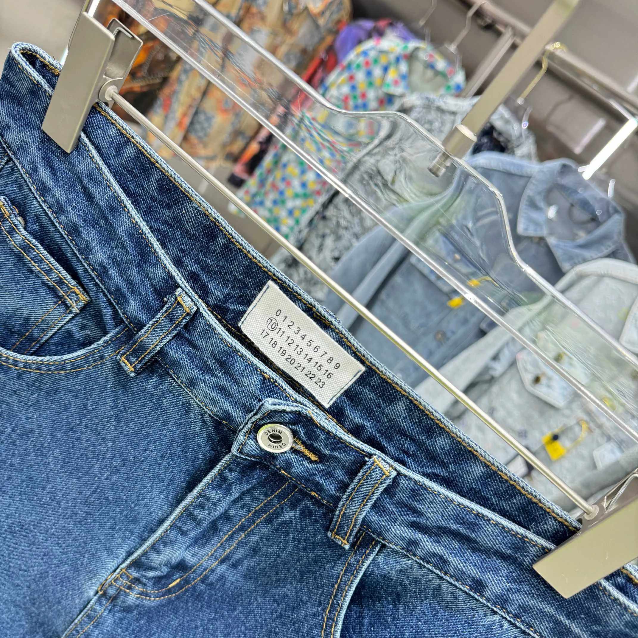 MM 6 2025New Arrival Versatile 。 ， , ! Size 28 30 32 34 36 Dark Blue